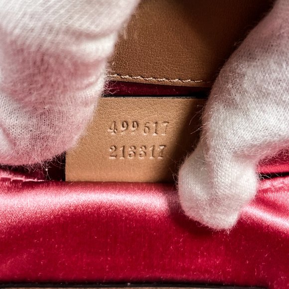 Gucci GG Marmont Crystal Embroidered Leather - Picture 8 of 9